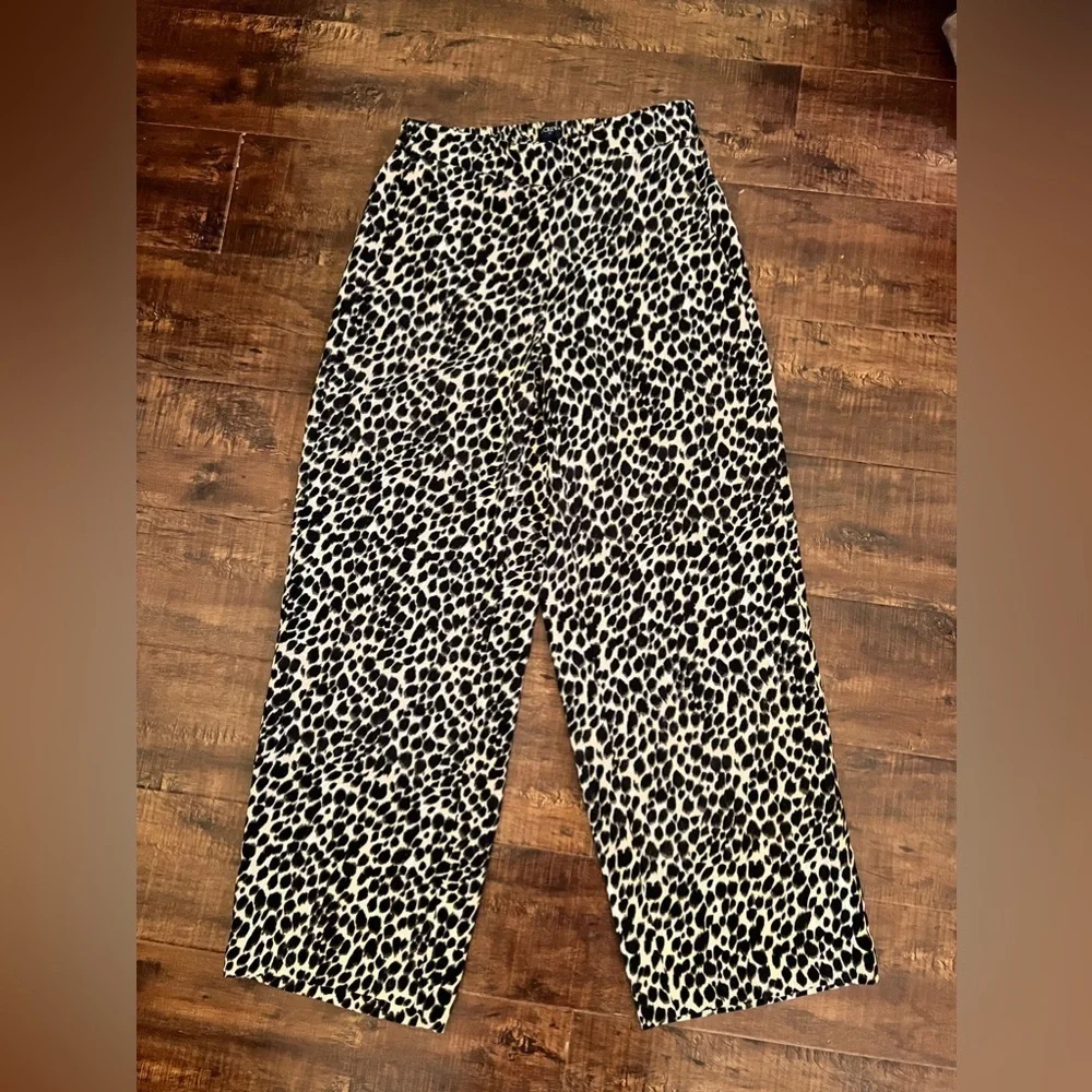 J Crew Wide Leg Relaxed Fit Jamie Pant